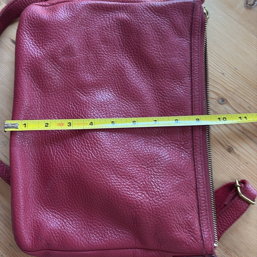 Fossil Elise Crossbody Bag Purse Red EUC - Picture 12 of 14